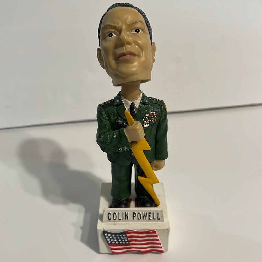 Bobble l head. Colin Powell. USA Army General sect of State 2001-2005.